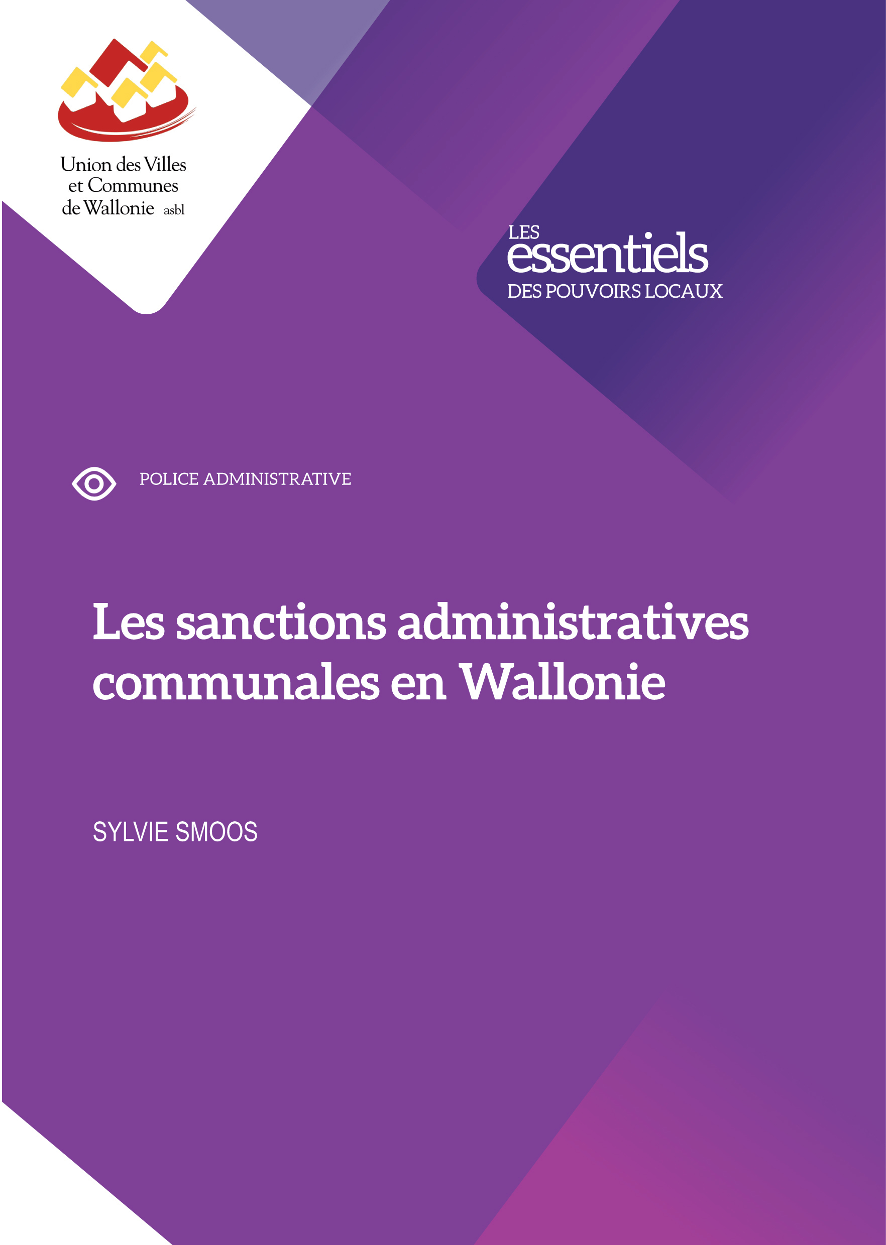 Cover: Les sanctions administratives communales en Wallonie